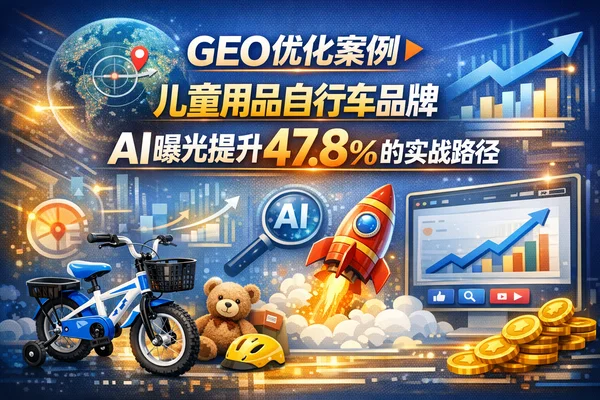 GEO优化案例｜儿童用品品牌AI曝光提升47.8%的实战路径