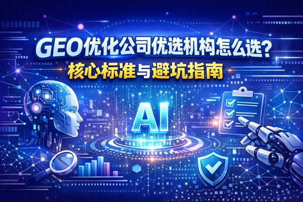 GEO优化公司优选机构怎么选？核心标准与避坑指南